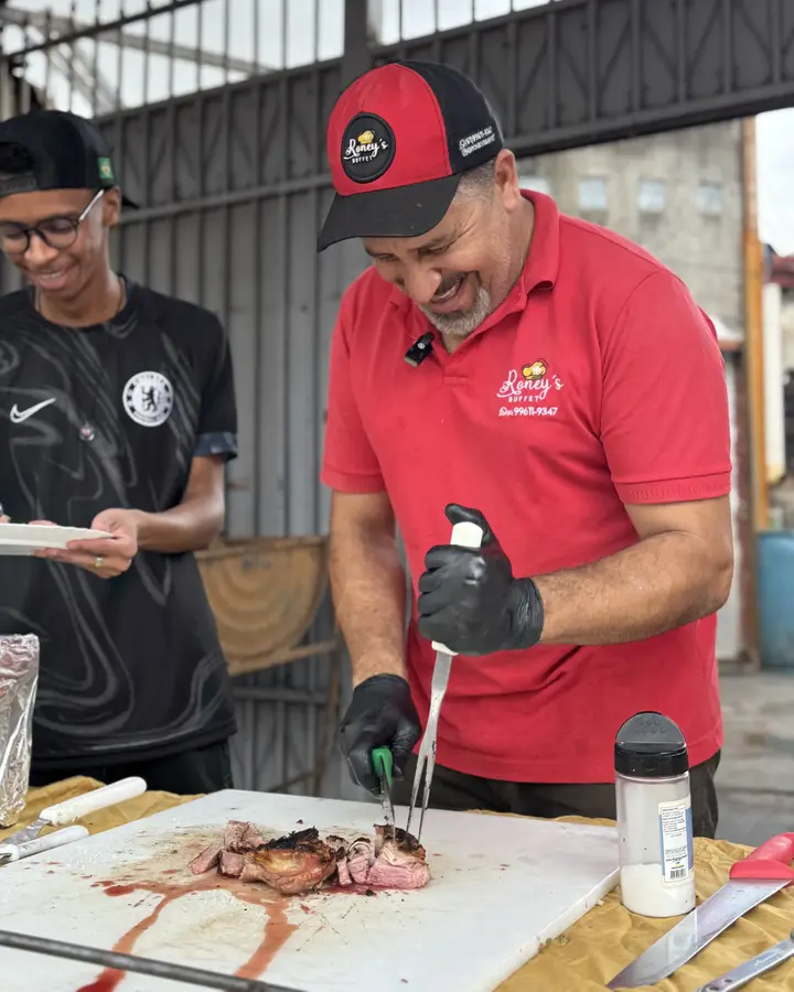 Corte da carne na hora